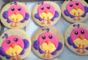 Birdie 1st Birthday Cookies